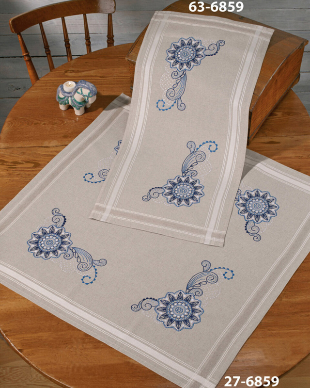 Kit de Broderie Mandala 80 x 80 cm