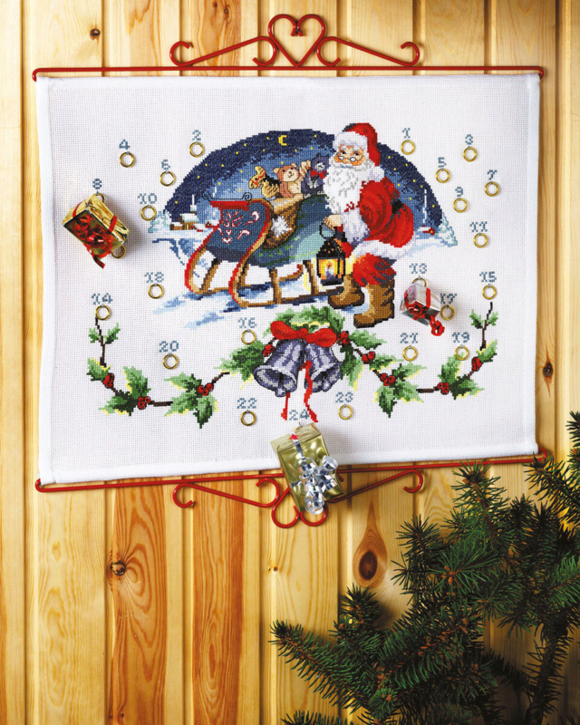Kit de broderie Père Noël/traîneau 55x40 cm B5125/55x2