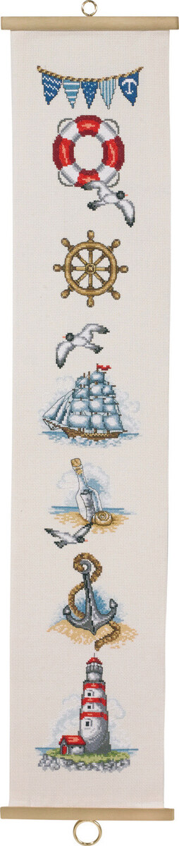 Kit de Broderie Maritime B5159/18 bannières murales 18 x 90 cm