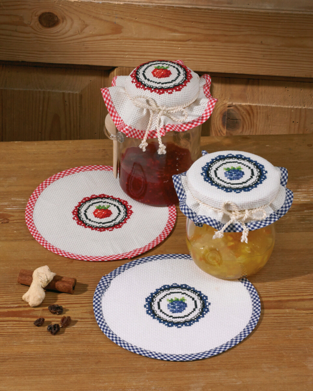 Borduurpakket Braam 2 st 16 cm Ø