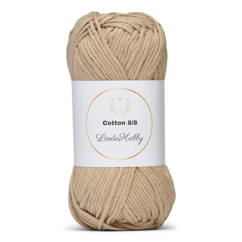 LindeHobby Cotton 8/8 – Natural Harmony, 10 pelotes 027 Corda