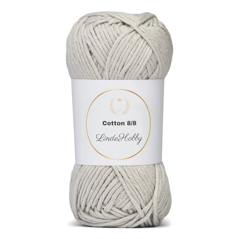 LindeHobby Cotton 8/8 – Natural Harmony, 10 pelotes 066 Perla