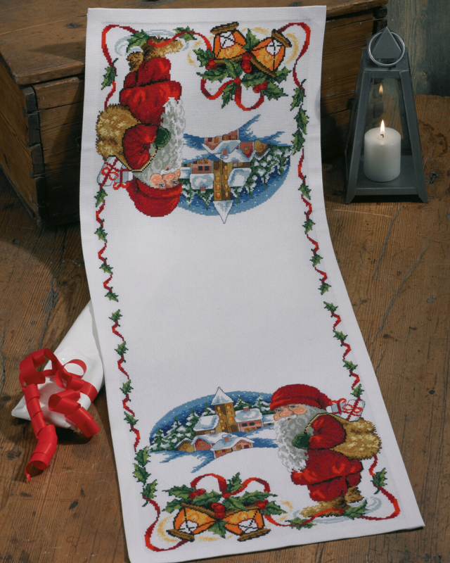 Kit de Broderie Lutin et Village 34 x 89 cm