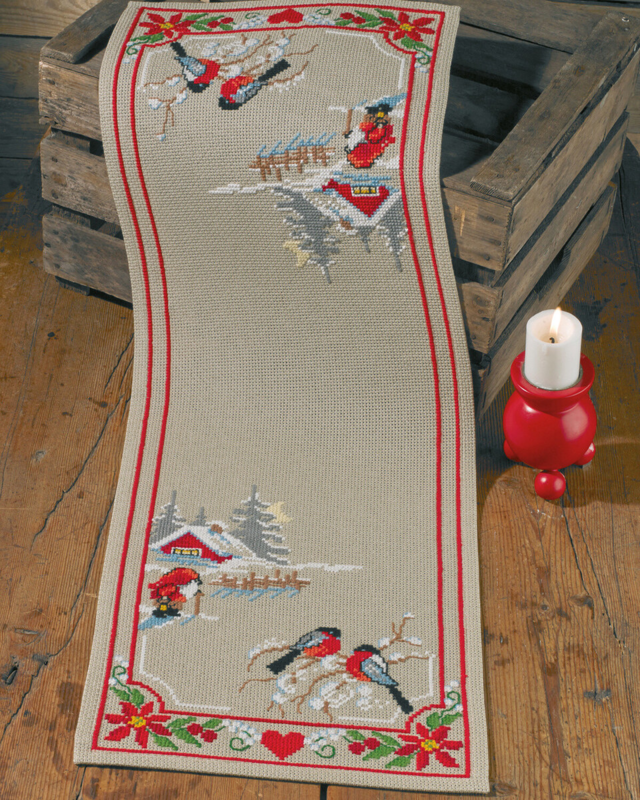 Kit de Broderie Noël Classique 33 x 93 cm
