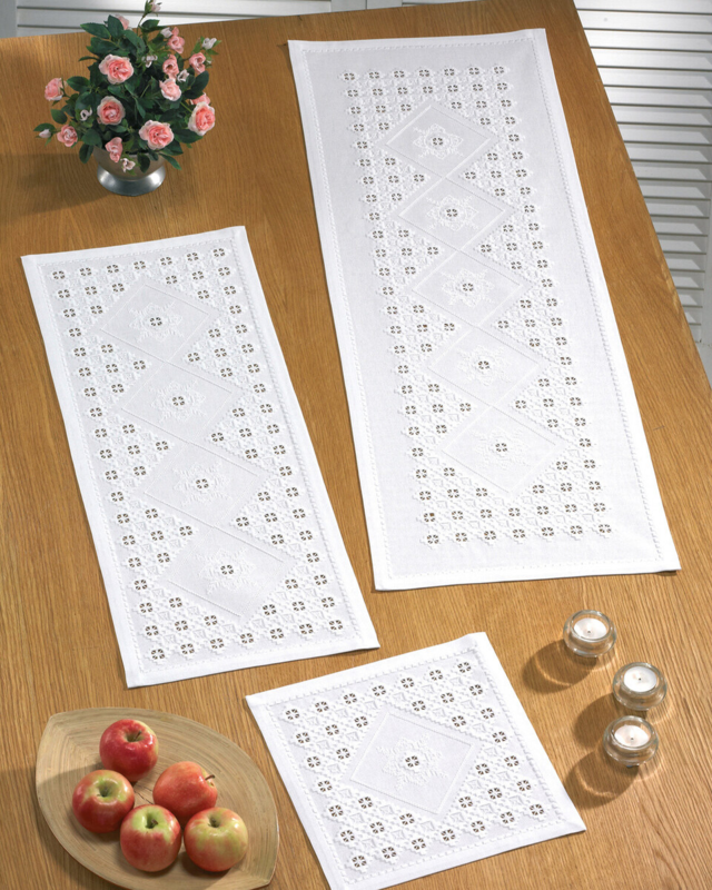 Kit de broderie Hardanger 37 x 103 cm