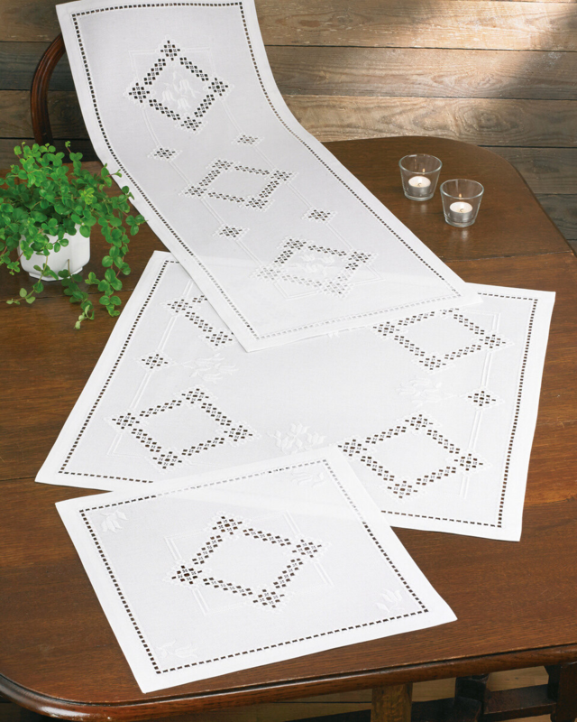 Kit de broderie Hardanger 40 x 106 cm