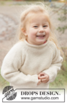 50-19 Little Snow Sweater by DROPS Design