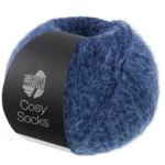 Lana Grossa Cosy Socks 13 Donkerblauw