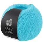 Lana Grossa Cosy Socks 23 Turkoois