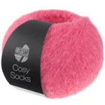 Lana Grossa Cosy Socks 02 Rose vif