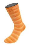 Lana Grossa Cosy Socks Soft Stripes 112 Lichtoranje/mandarijn/oranje