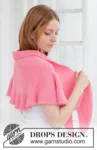 265-15 Evening Rose Shawl by DROPS Design