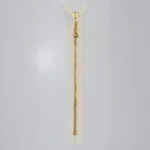 YKK Vaste Rits, Messing, 4 mm 841 Ecru