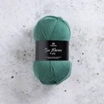Svarta Fåret Sox Merino 4 ply 01 Groenblauwe inkt