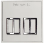 Go Handmade Boucle en métal 31 x 28 mm, Argent