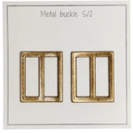 Go Handmade Boucle en métal 31 x 28 mm, Bronze