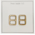 Go Handmade Boucle en métal 25 x 19 mm, Bronze