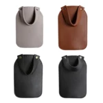 Go Handmade Tasflap: Voorkant 10 x 15 cm: Beige/Zilver, Bruin/Brons, Zwart/Brons en Zwart/Zilver
