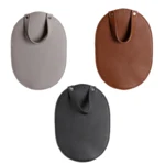 Go Handmade Tasflap: Voorkant 12.5 x 18.5 en 14.5 x 20.5 cm: Beige/Zilver, Zwart/Zilver en Bruin/Brons