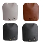 Go Handmade Tasflap: Achterkant 19 x 22 cm: Beige/Zilver, Bruin/Brons, Zwart/Brons en Zwart/Zilver
