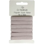 Go Handmade Elastiekband: 5 m x 10 mm, Paddenstoel