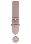 Go Handmade Spansluiting met drukknop: Beige/zilver