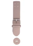 Go Handmade Spansluiting met drukknop: Beige/zilver