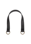 Go Handmade Tashengsel met O-ring: Zwart/brons