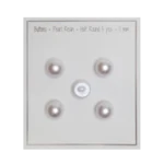 Boutons en perle Go Handmade: Semi-rond, Perle