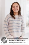 266-27 Harbour Stripes Sweater by DROPS Design