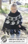 50-37 Spooky Season Poncho by DROPS Design — 2