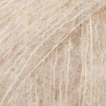 DROPS BRUSHED Alpaca Silk 04 Beige clair (Uni colour)