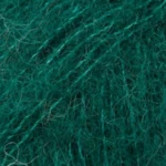 DROPS BRUSHED Alpaca Silk 11  Vert forêt (Uni colour)