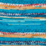 DROPS Fabel Print 162 Bleu mer