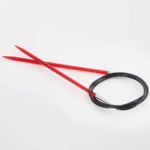 Aiguilles Circulaires Fixes 100 cm 3,50 mm Rouge