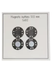 Go Handmade Magneetknopen 20 mm (2 st): Grijs