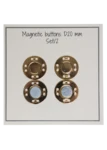 Go Handmade Magneetknopen 20 mm (2 st): Goud