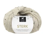Du Store Alpakka Sterk 932 Lichtbeige gemêleerde tweed