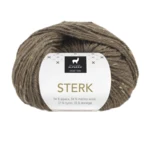 Du Store Alpakka Sterk 933 Bruin gemêleerde tweed