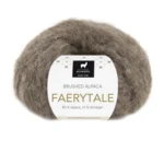 Du Store Alpakka Faerytale 817 Donker grijsbruin gemêleerde tweed