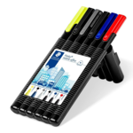 STAEDTLER triplus Black Box Multiset, 6 st
