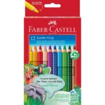 Faber-Castell Jumbo Grip aquarelle triangulaire 12 pcs