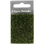 Rocailles, glaskralen 1,7 mm Groen kruid