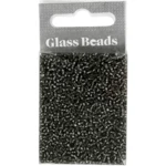 Rocailles, glaskralen 1,7 mm Grijs groen