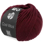 Lana Grossa Cool Wool 2124 Donker rozerood
