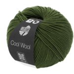 Lana Grossa Cool Wool 2042 Vert olive foncé