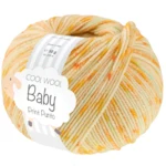 Lana Grossa Cool Wool Baby 374 Jaune citron/Jaune/Turquoise/Vert de mai
