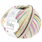 Lana Grossa Cool Wool Baby 311 Blanc cassé/Bleu gris/Rose/Rose/Jaune/Kaki