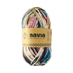 Navia Sock Yarn 520 Vert chiné