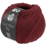 Lana Grossa Cool Wool Big 1700 Wijnrood gemêleerd